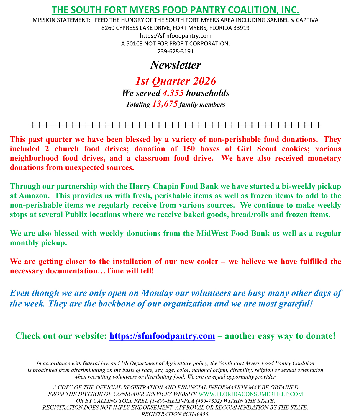 Microsoft Word   2026 1st Qtr Newsletter